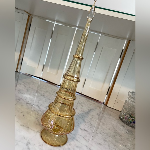 Collectible 16" Egyptian Museum Glass Tree - Picture 2 of 7